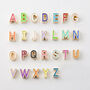 Enamel Letter Personalised Necklace, thumbnail 6 of 12