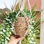 Handcrafted Natural Macramé Plant Hanger, thumbnail 6 of 8