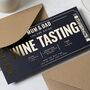Personalised Gold Foil Wine Tasting Voucher For Parents, thumbnail 2 of 9