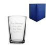 Personalised Engraved Conical Glass, thumbnail 1 of 3