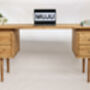 Margot Desk – Large Desk In A Mid Century Style, thumbnail 1 of 9