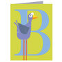 Mini B For Bird Card, thumbnail 2 of 4