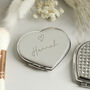 Personalised Diamante Valentine's Compact Mirror, thumbnail 3 of 5