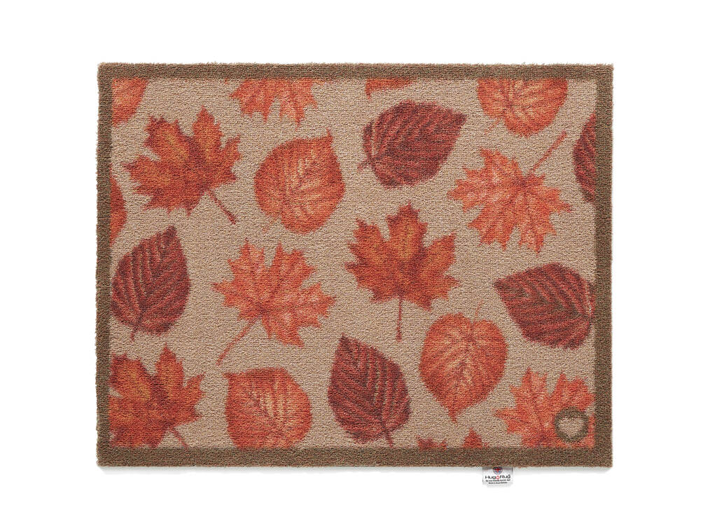 Hug Rug Washable Rhs Autumn Leaves Mat By Hug Rug
