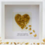 Gold Butterfly Heart Golden Wedding Anniversary Card, thumbnail 9 of 9
