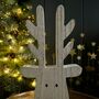 Wooden Reindeer With Red Nose, thumbnail 3 of 3