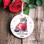 Personalised British Shorthair Cat Love Decoration, thumbnail 1 of 2