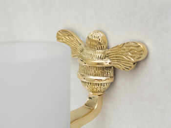 Brass Bee Toothbrush Holder With Bee Brass, 2 of 2