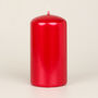 G Decor Grace Red Metallic Shine Pillar Candle, thumbnail 6 of 7