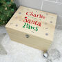 Personalised Santa Paws Pet Christmas Eve Box Five Sizes, thumbnail 5 of 7