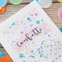10 Personalised Colourful Confetti Print Packets, thumbnail 6 of 7