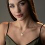 New Beginnings Sakura Blossom Necklace, thumbnail 4 of 9