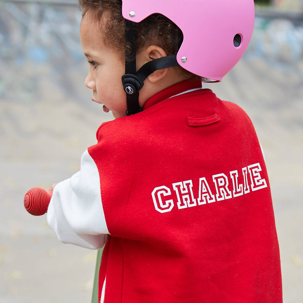 Kids Varsity Jacket - Toddler Custom Letterman Jacket - Personalized ...