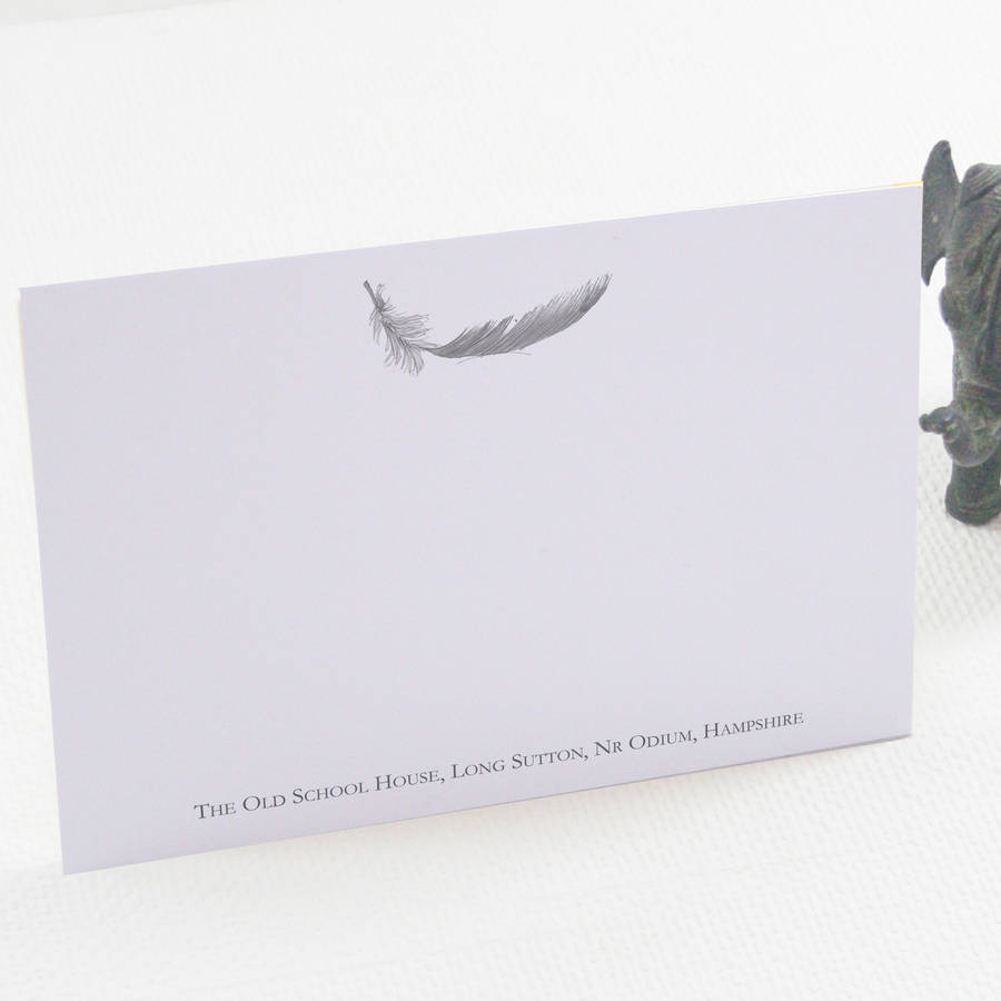 Personalised Illustrated Correspondence Cards, 1 of 12