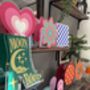 Retro Flower Vinyl Lp Record Holder, thumbnail 5 of 5