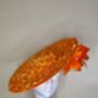 Orange Petals And Swarovski Elements Hat, thumbnail 1 of 4