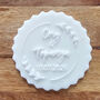 Personalised Wedding Icing Debosser Wedding Cupcakes Biscuits, thumbnail 1 of 6