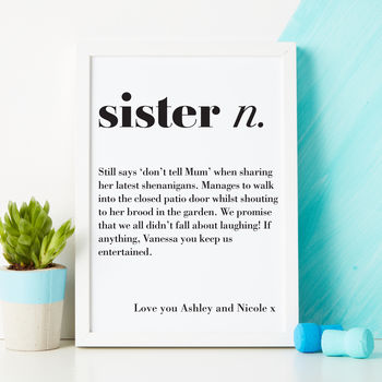 Brother Or 'Sister' Dictionary Print, 3 of 5
