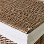 Rectangular Partition Laundry Basket, thumbnail 3 of 5