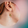 Geometric Statement Earrings | Labyrinth Ball, thumbnail 1 of 3