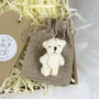 A Little Pocket Teddy Bear Hug Letterbox Gift, thumbnail 3 of 6