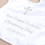 Personalised Satin Bib For Christening Or Baptism, thumbnail 2 of 6