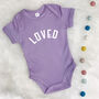 Loved Valentines Babygrow, thumbnail 4 of 10