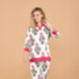 Indian Cotton Rosette Bloom Print Pyjama Set, thumbnail 3 of 3