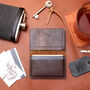 Personalised Initials Italian Leather Card Holder, thumbnail 5 of 12