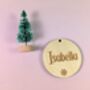 Personalised Table Name Plaques Settings Christmas Tree, thumbnail 4 of 11