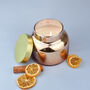 G Decor Scented Vela Rose Gold Jasmine Soy Large Jar, thumbnail 1 of 4