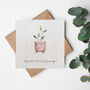 Hey Bud! How's It Growing? Plantable Seed Paper Card, thumbnail 1 of 2