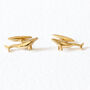 Blue Whale Cufflinks Silver/Gold Vermeil Plated, thumbnail 3 of 7