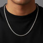 0.1cm,0.3cm Or 0.4cm Men’s Twisted Chain Necklace In Gold Or Silver, Christmas Jewellery Gift, thumbnail 2 of 11