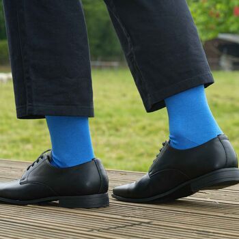 Classic Blue Luxury Crew And Trainer Men’s Socks Bundle, 4 of 6
