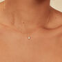 Solid Gold Or White Gold Floating Diamond Necklace, thumbnail 1 of 8
