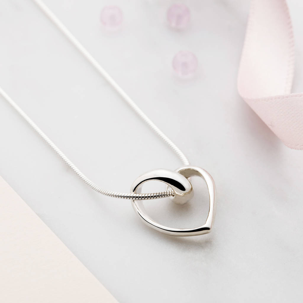 Floating Heart Necklace, 1 of 5