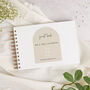 Minimalist Arch Wedding Guest Book, thumbnail 1 of 5