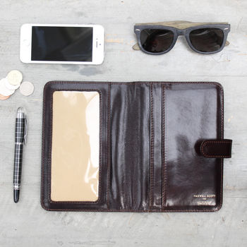 Italian Leather Travel Document Wallet. 'The Vieste', 9 of 12