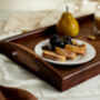 Vera Rectangle Rattan And Wood Serving Tray, thumbnail 2 of 3