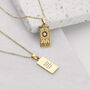 Personalised Sun Tarot Card Necklace, thumbnail 1 of 6