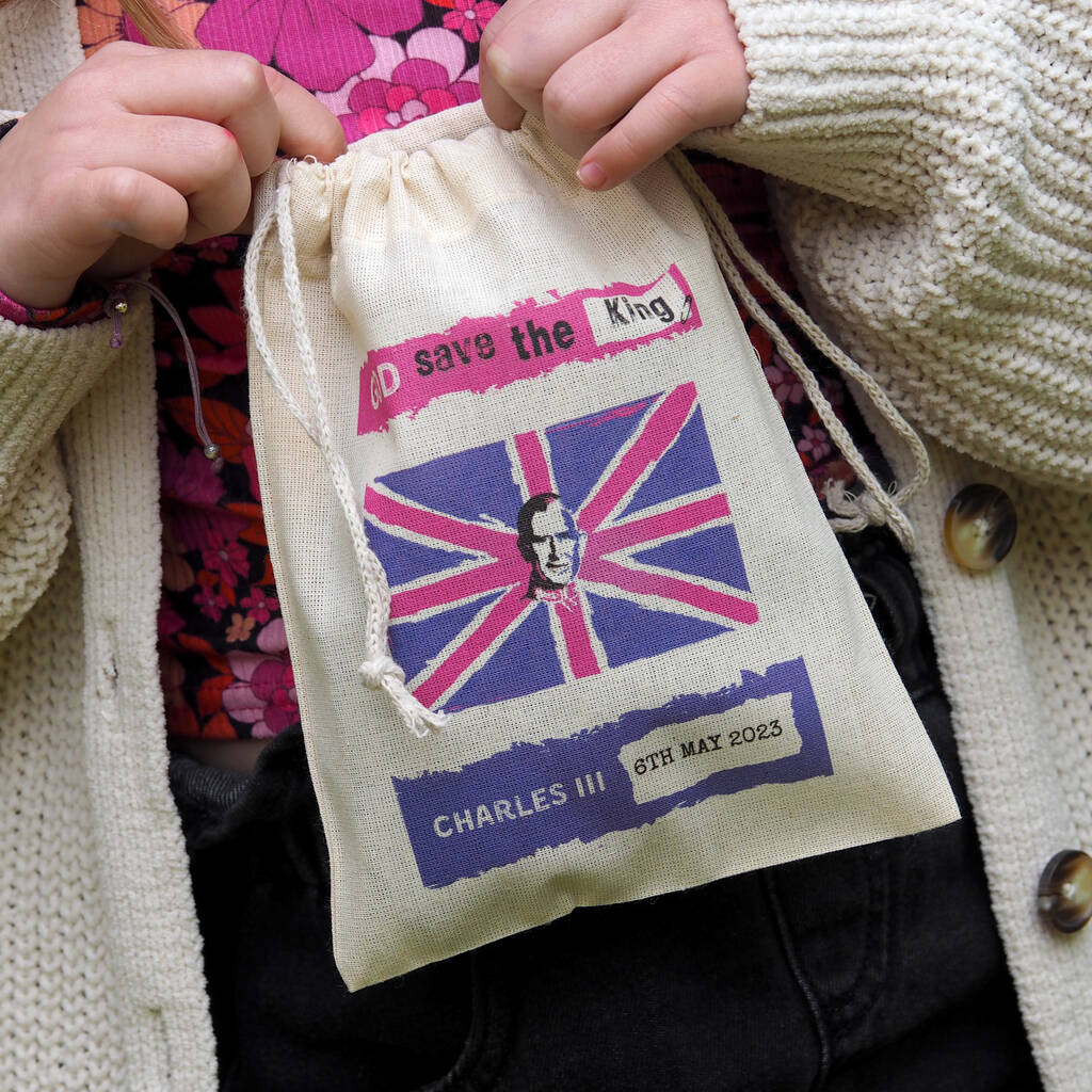 Punk Style King Charles Gift Bag With Wild Flower Seeds, 1 of 3
