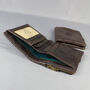 'Lander' Men's Leather Bi Fold Wallet In Chestnut, thumbnail 8 of 12
