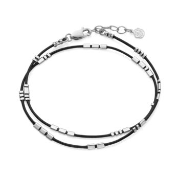 Personalised Ladies Morse Code Leather Wrap Bracelet, 6 of 12