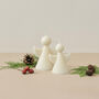 White Christmas Angel Candle And Christmas Decoration, thumbnail 1 of 11