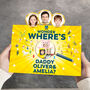 Personalised Dad Photo Gift Book 'Wonder Where’s Dad And Two Children?', thumbnail 1 of 10