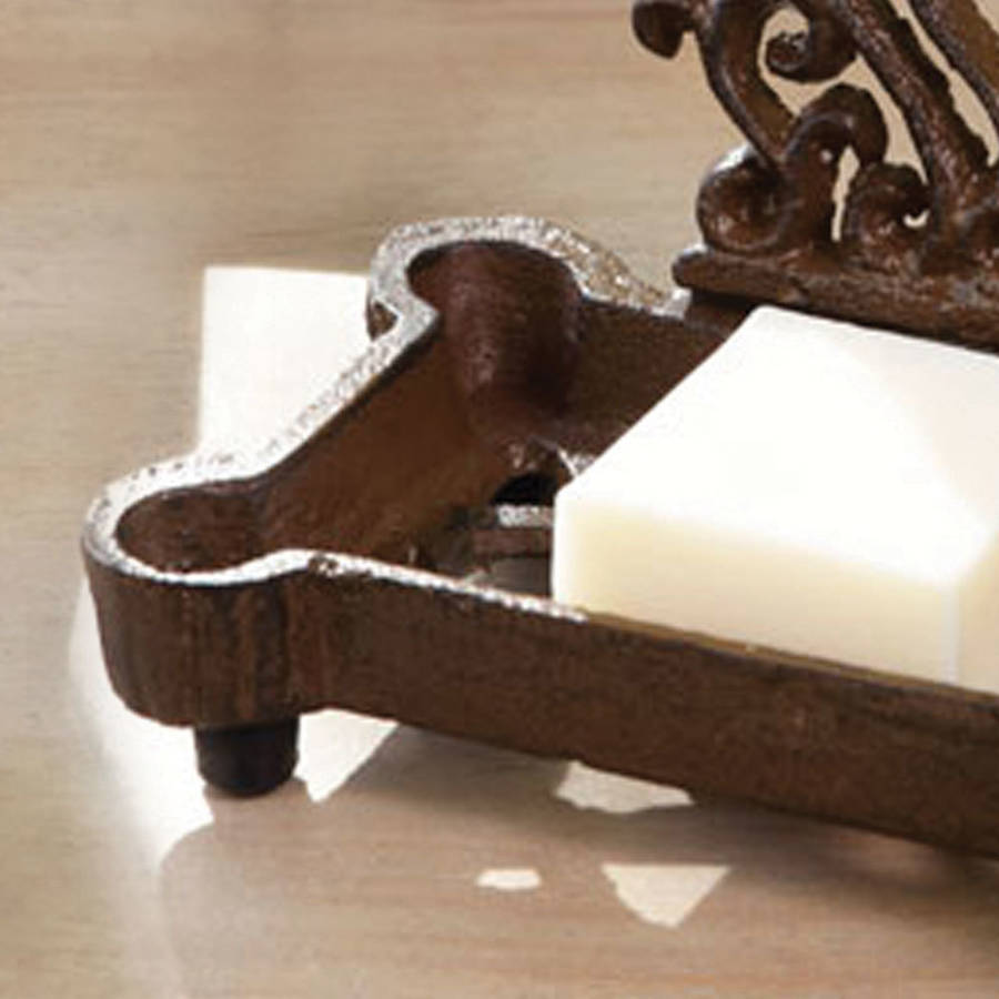 Cast Iron Heart Soap Dish By Dibor