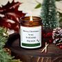 Merry Christmas Scented Soy Wax Candle For Dog Mum, Dog Lover Gift, thumbnail 4 of 8