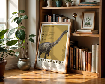 Diplodocus | Dinosaur Art Print, 5 of 8