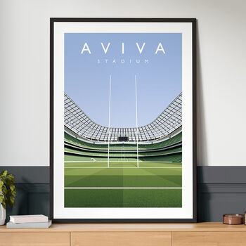 Aviva Stadium Ireland Rugby Poster, 3 of 7